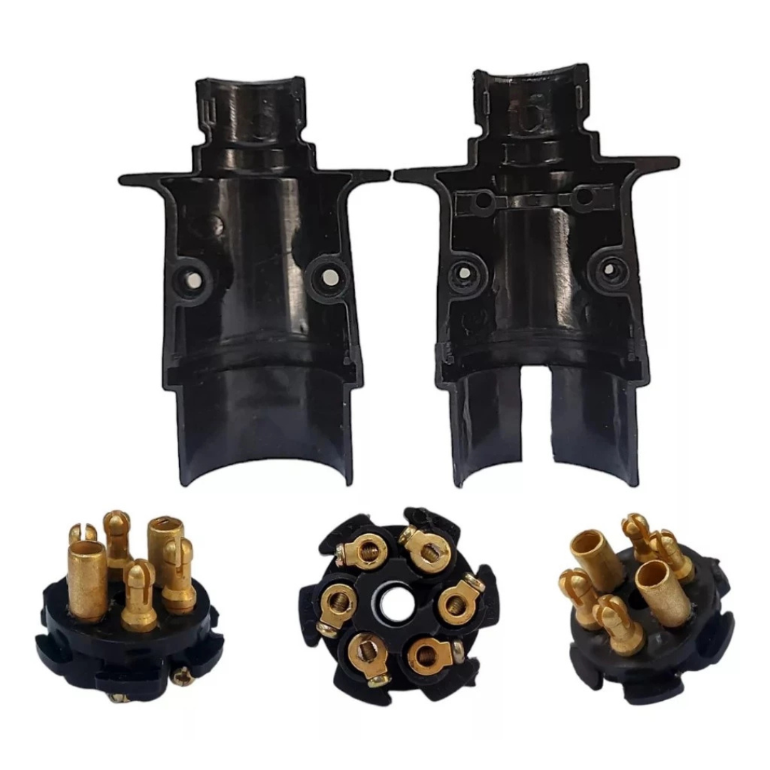 Kit Eletrico Instalação Lanterna Carretinha 6 polos com cabo - Imagem 4