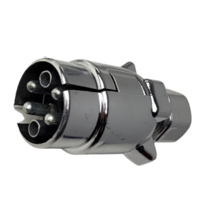 Plug Macho Cromado- Para Carretinha Reboque 6 PINOS